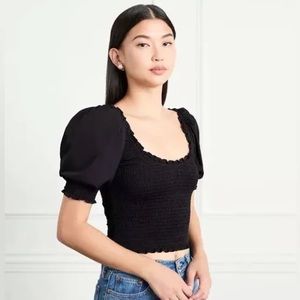 Hill house smocked blouse